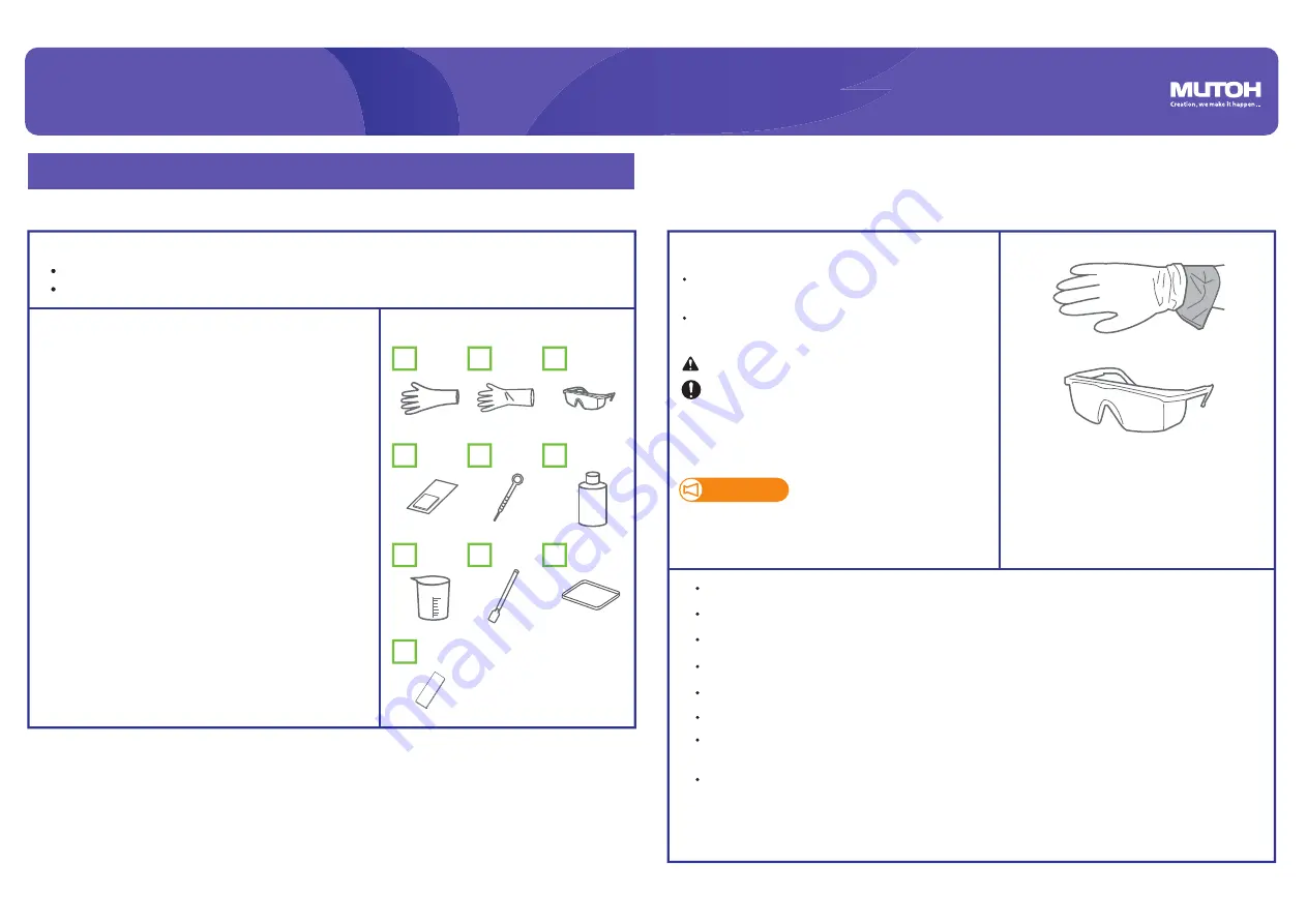 MUTOH VJ-426UF Maintenance Sheet Download Page 1