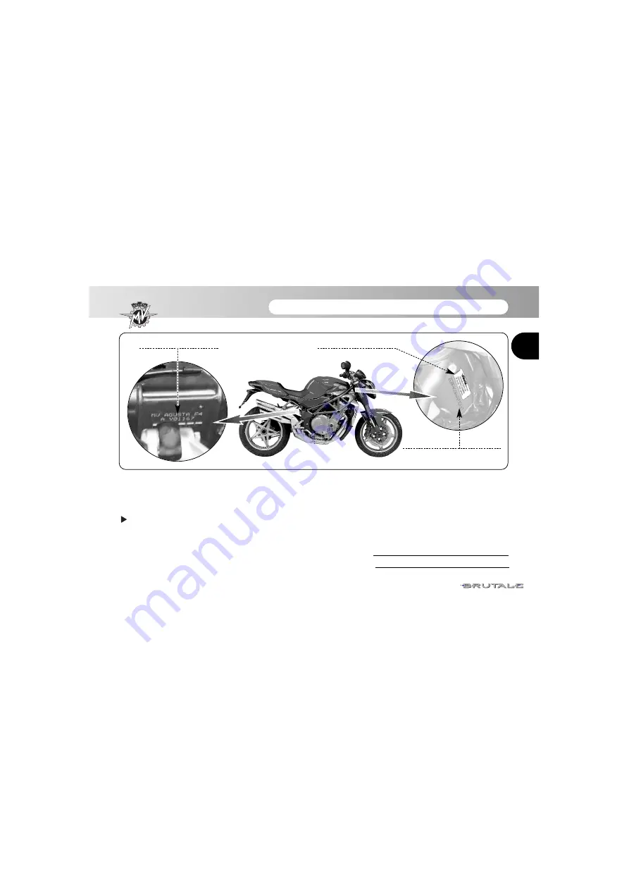 MV Agusta F4 BRUTALE 910 S Use And Maintenance Manual Download Page 15