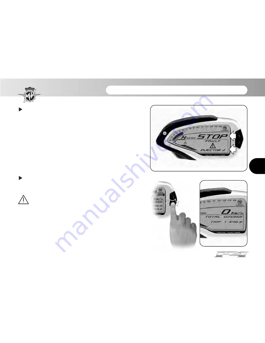 MV Agusta F4 Frecce Tricolori User Manual Download Page 34