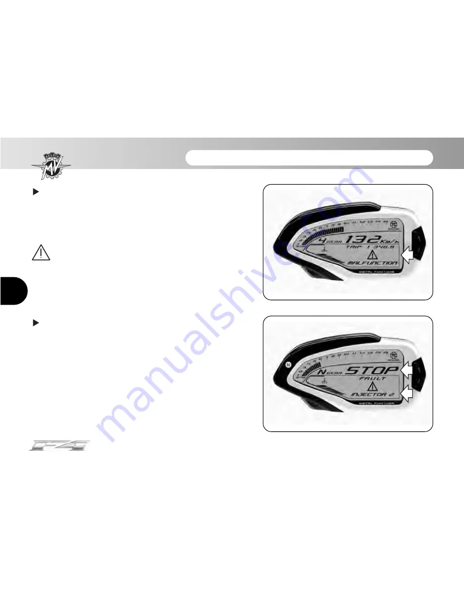 MV Agusta F4 Frecce Tricolori User Manual Download Page 59