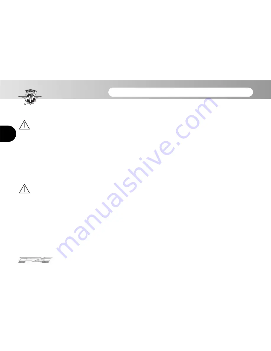 MV Agusta F4 Frecce Tricolori Скачать руководство пользователя страница 357