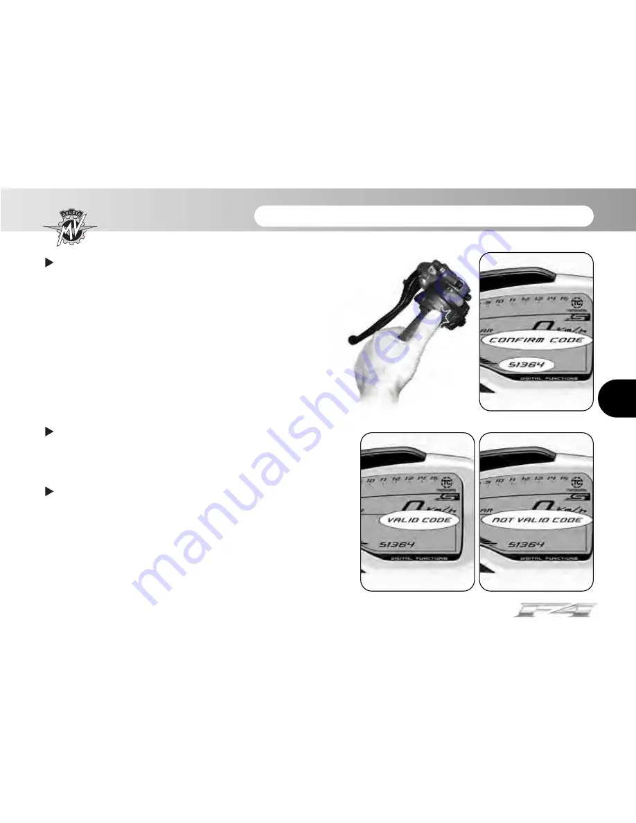 MV Agusta F4 Frecce Tricolori User Manual Download Page 400