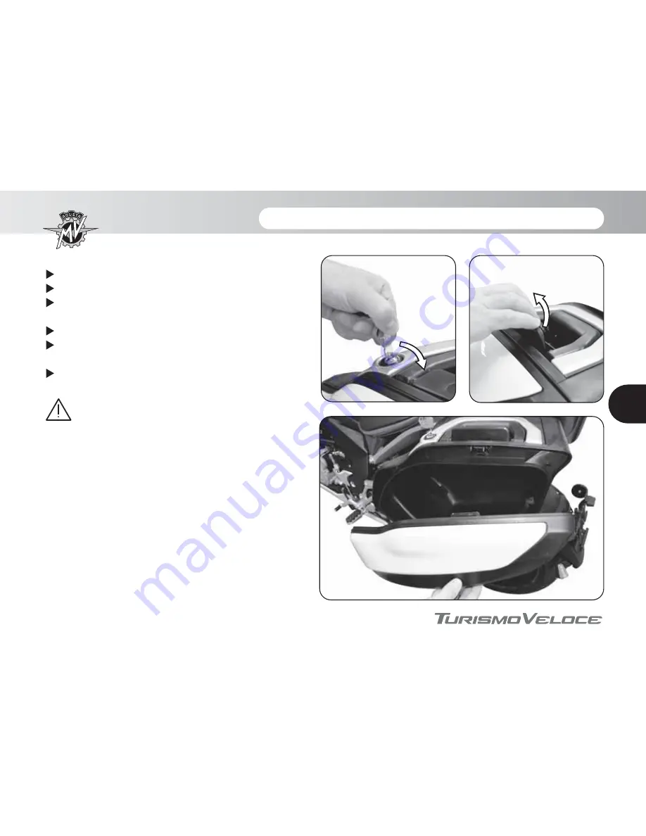 MV Agusta TURISMO VELOCE 800 LUSSO User Manual Download Page 102