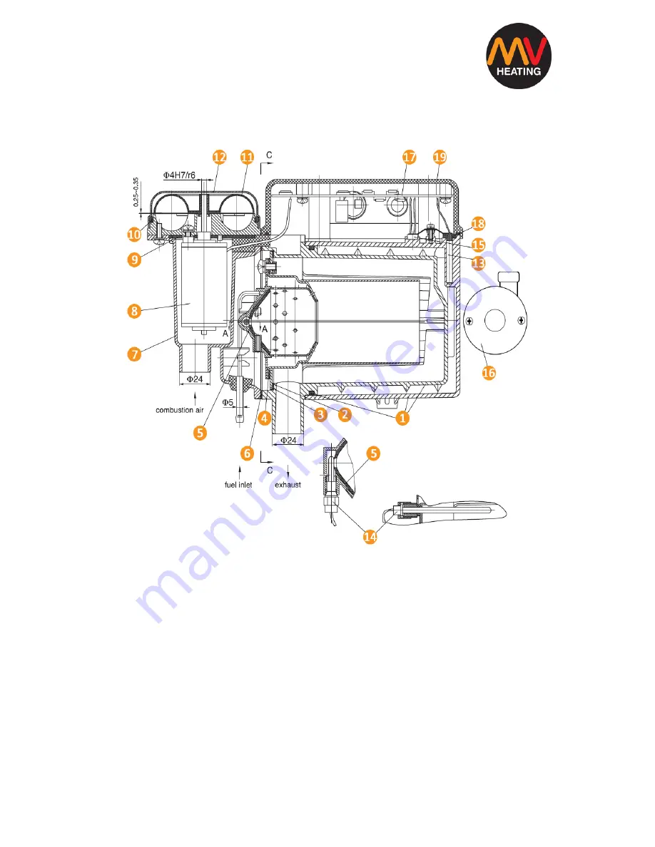 MV Heating Hydro 55 Instruction Manual Download Page 6