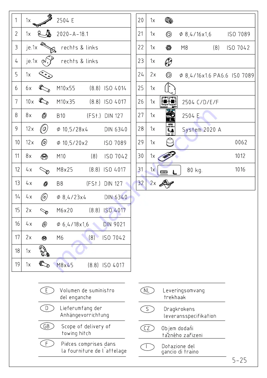 MVG 2504 E Installation Instruction Download Page 5