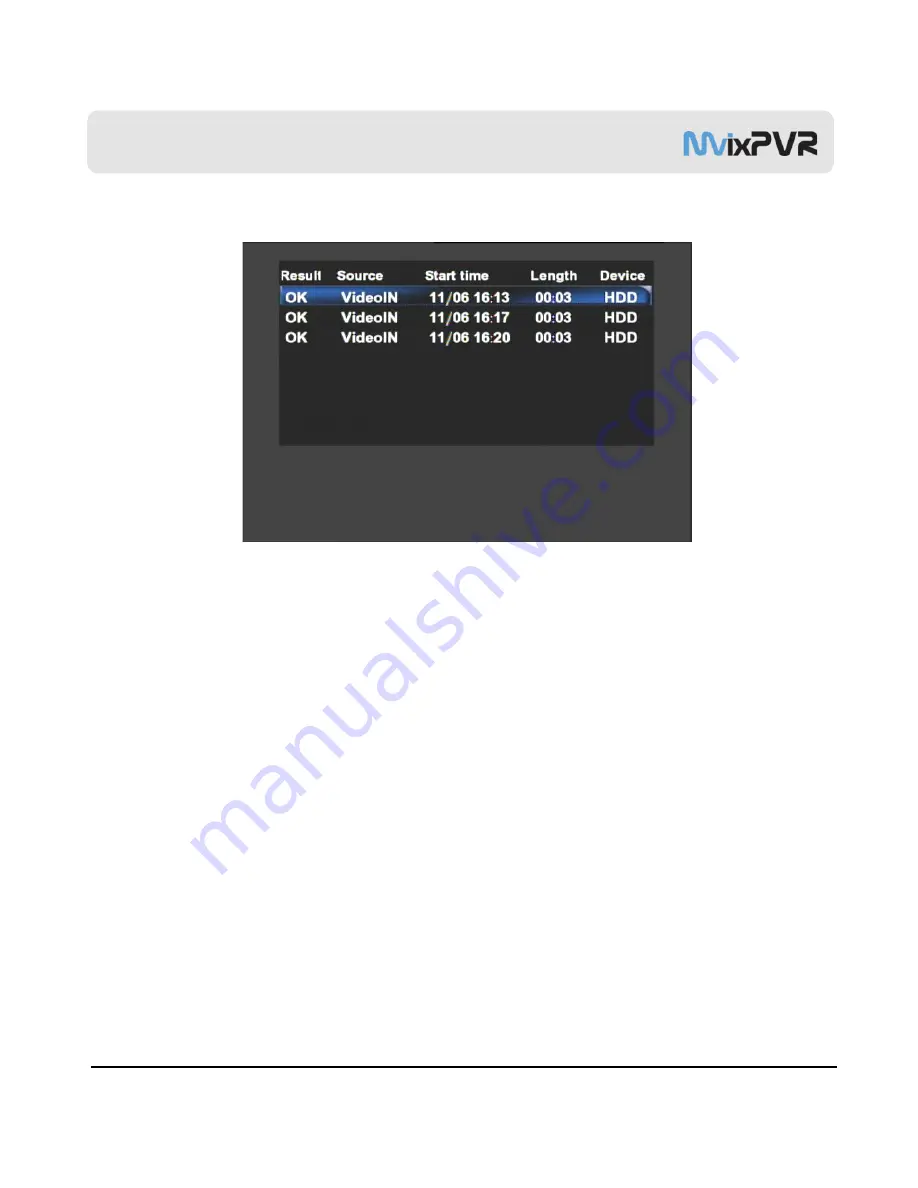 Mvix MvixPVR Скачать руководство пользователя страница 46