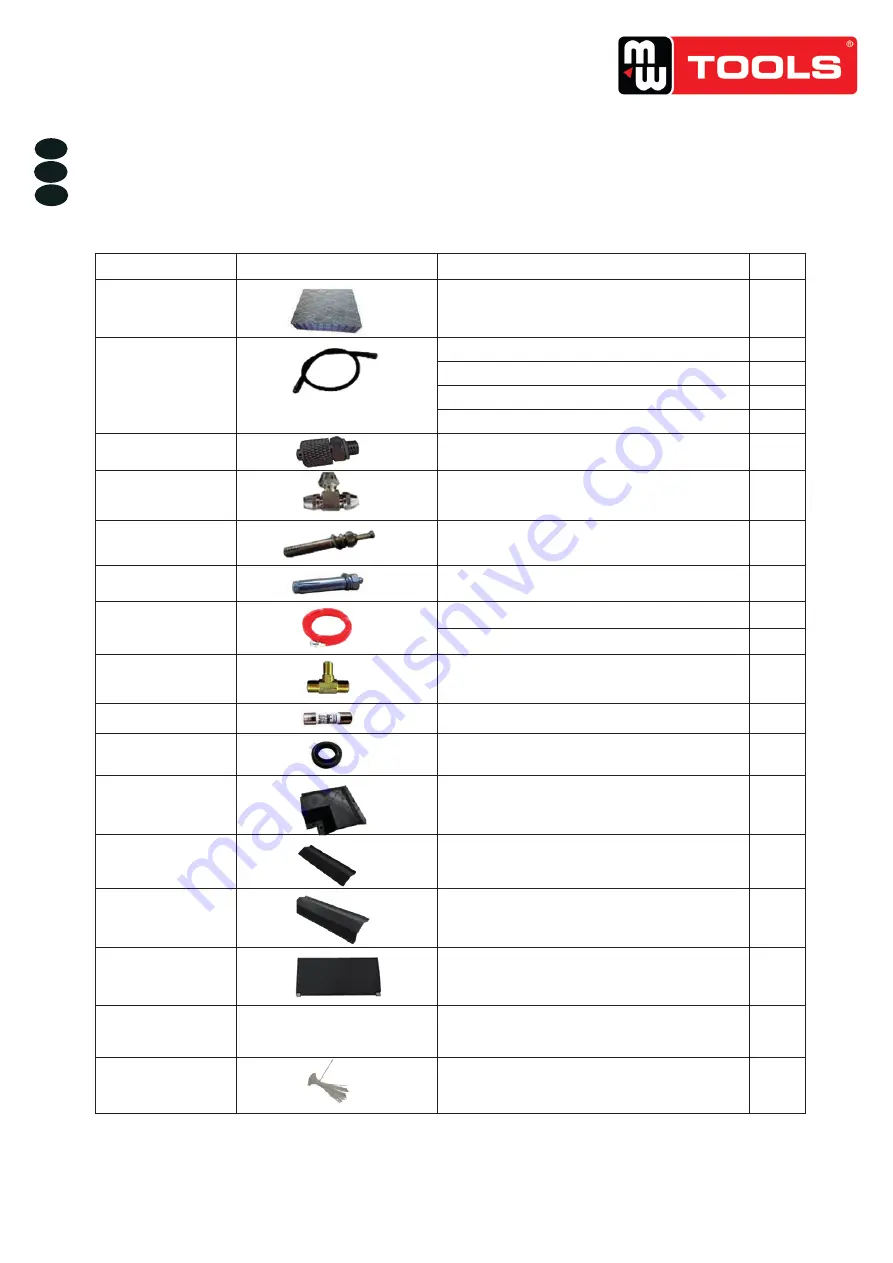 MW TOOLS 724563080 Manual Download Page 71