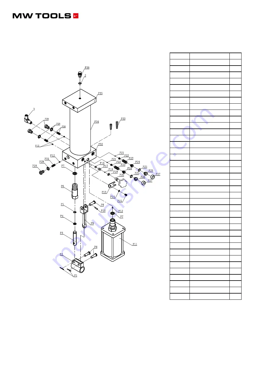 MW TOOLS 757170220 Manual Download Page 8