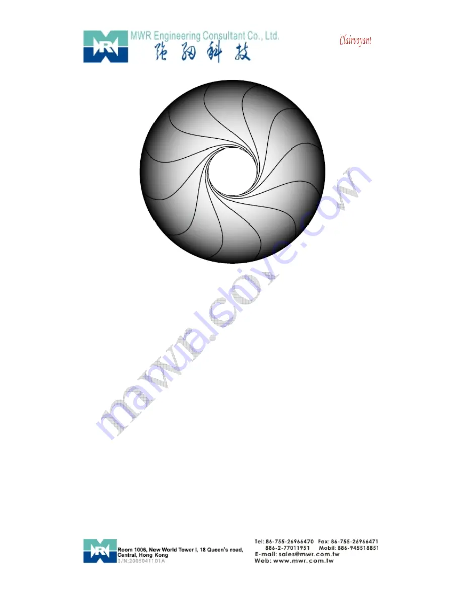 MWR Clairvoyant1002 Quick Installation Manual Download Page 31