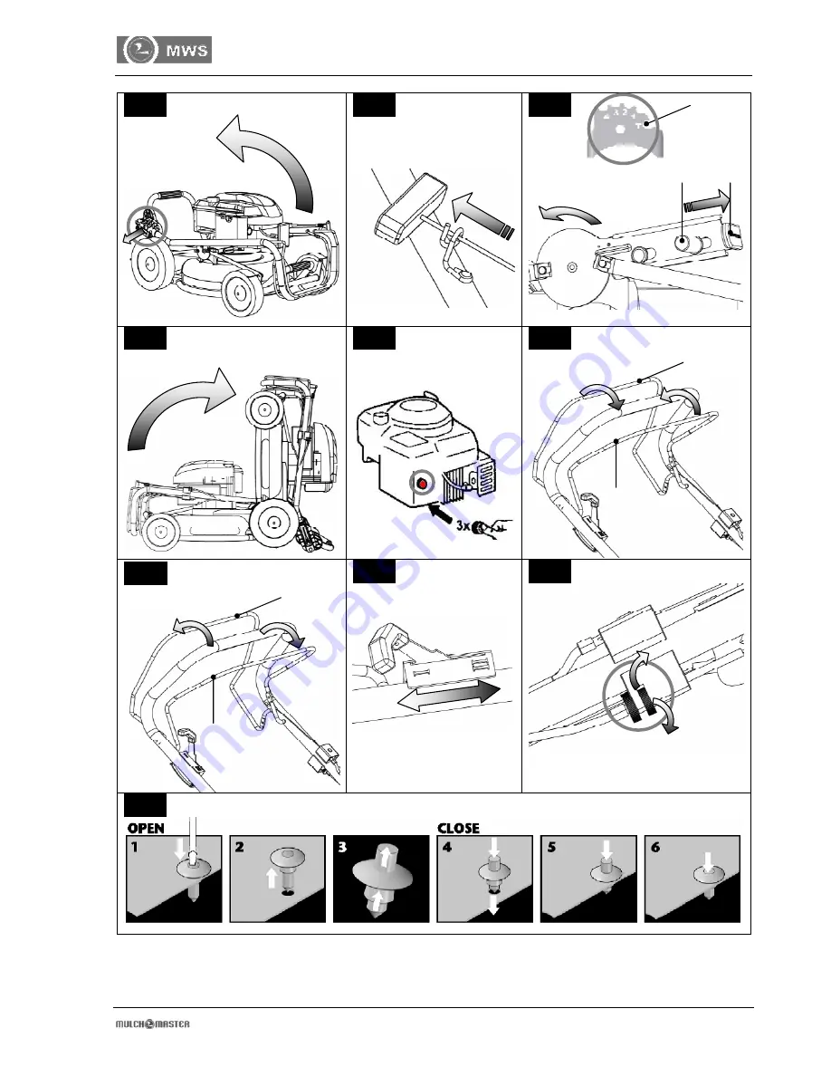 MWS MulchMaster HM46 Operation Manuals Download Page 2