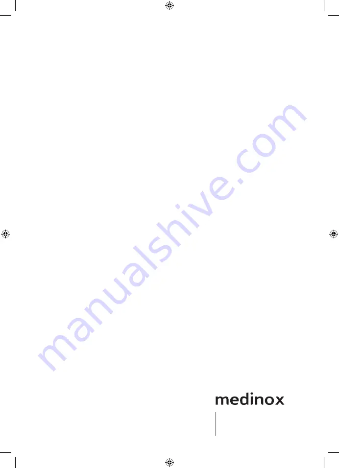 MX HEALTH HMD02 Instructions For Use Manual Download Page 8