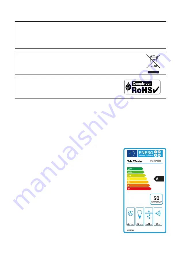 Mx Onda MX-CDP2688 User And Installation Manual Download Page 15