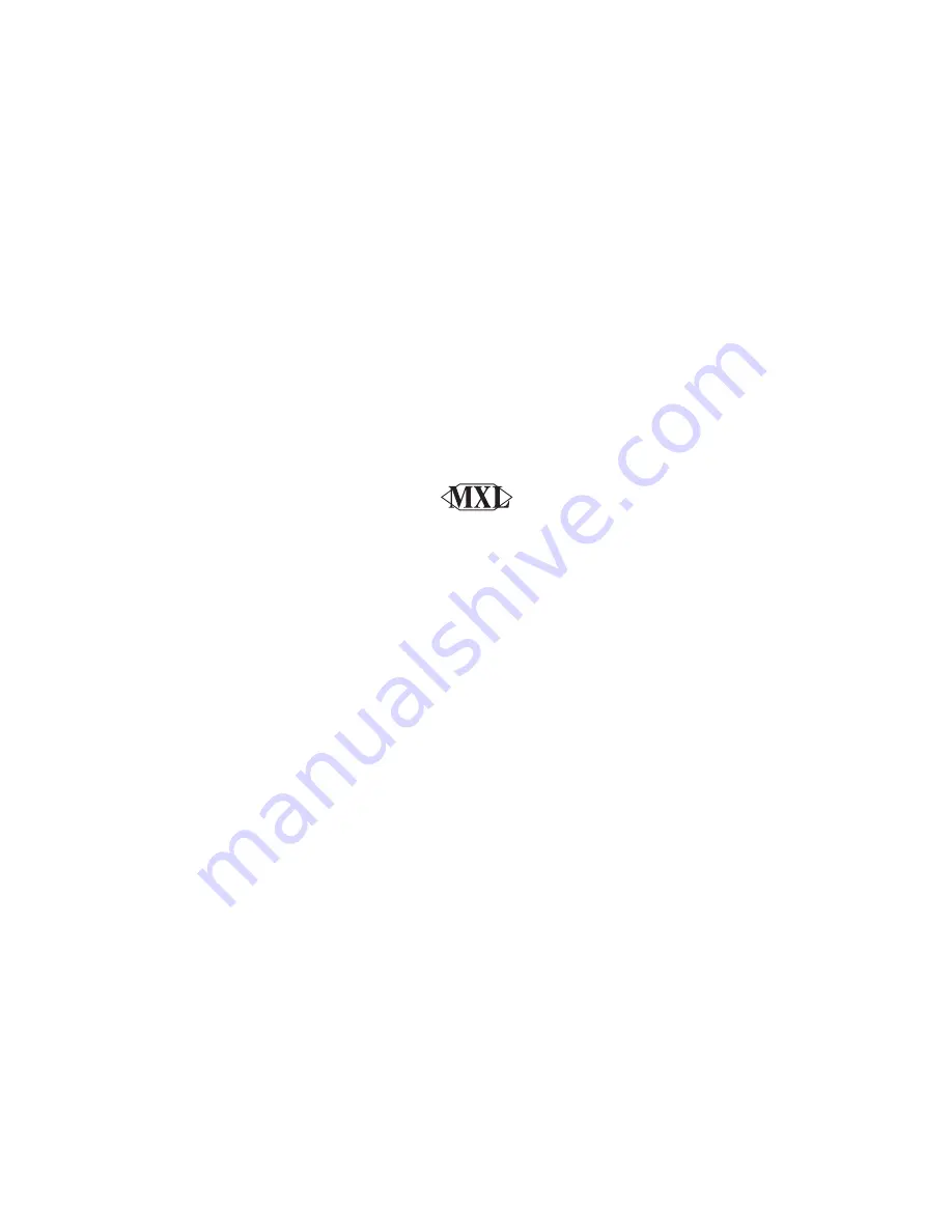 MXL USB.008 Manual Download Page 7