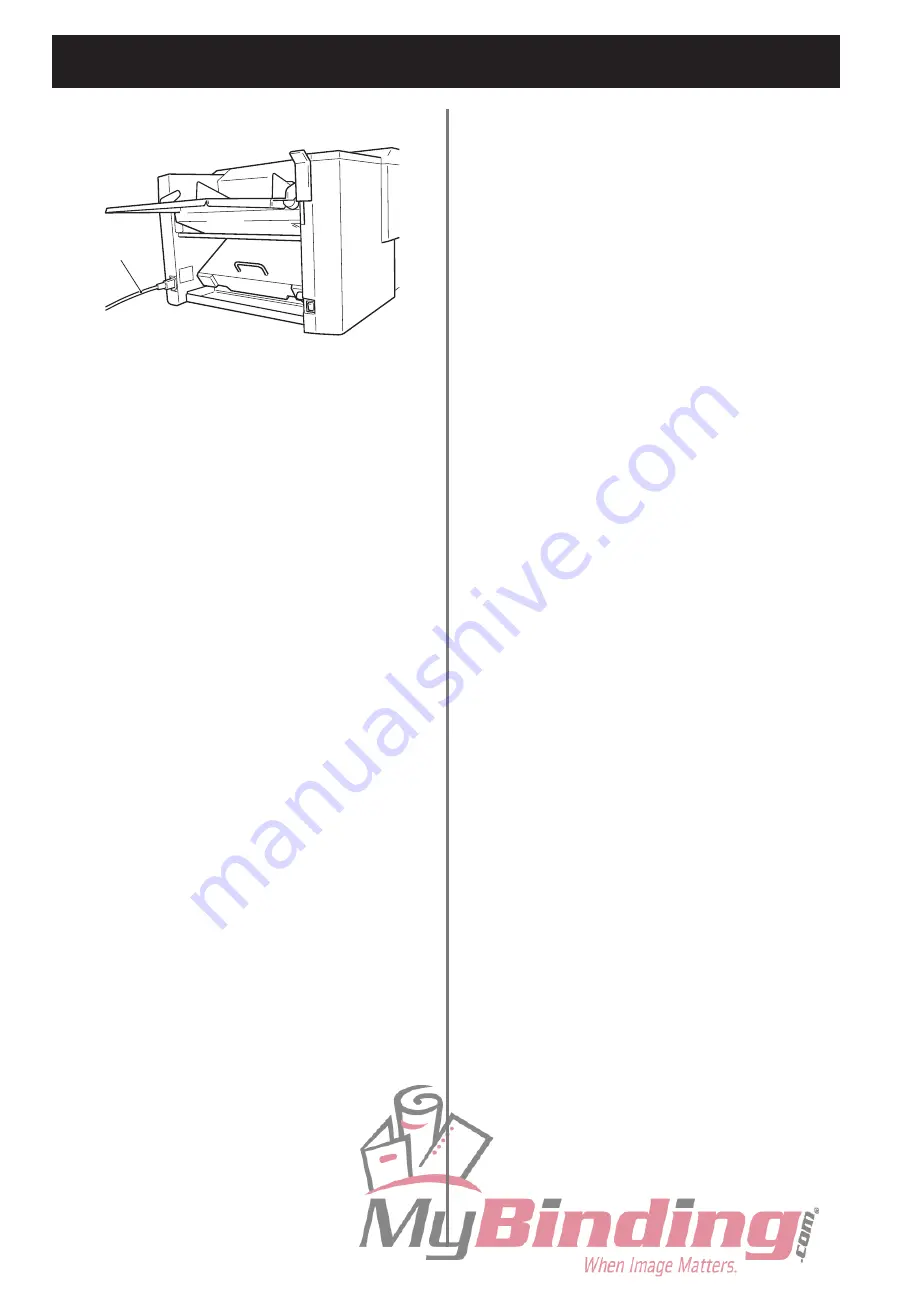 MyBinding Duplo DF-915 Instruction Manual Download Page 13