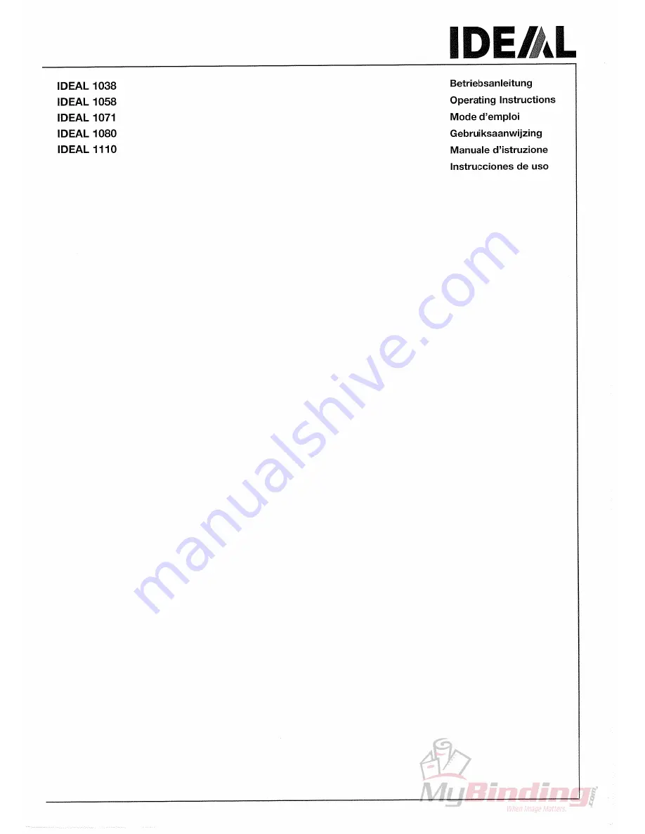 MyBinding MBM Kutrimmer Series Instruction Manual Download Page 2