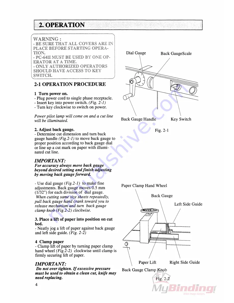 MyBinding Standard PC II- Скачать руководство пользователя страница 8