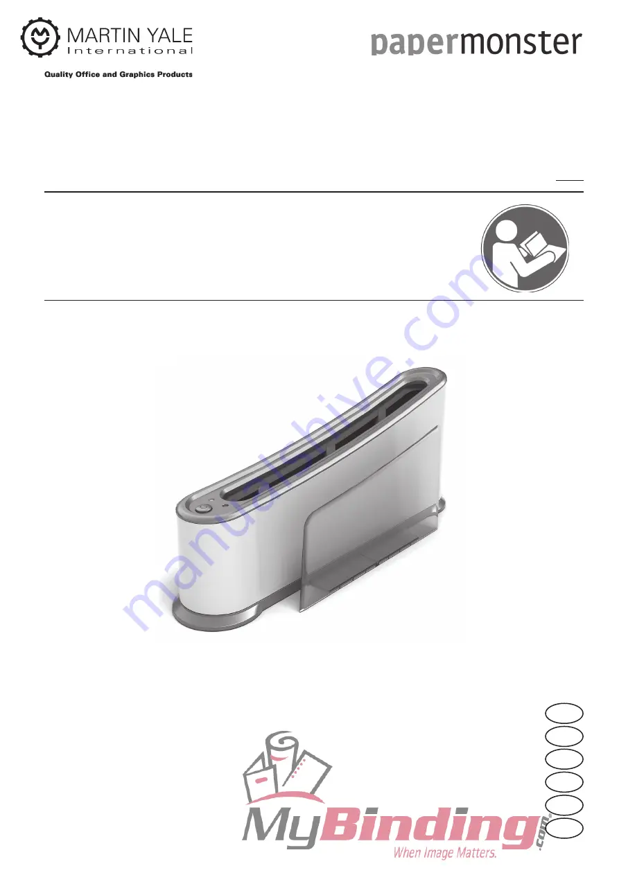 MyBinding TB220 Instruction Manual Download Page 2