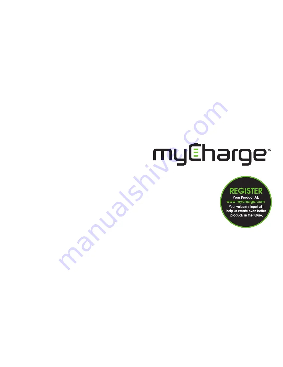 MyCharge Freedom 1500 Скачать руководство пользователя страница 1