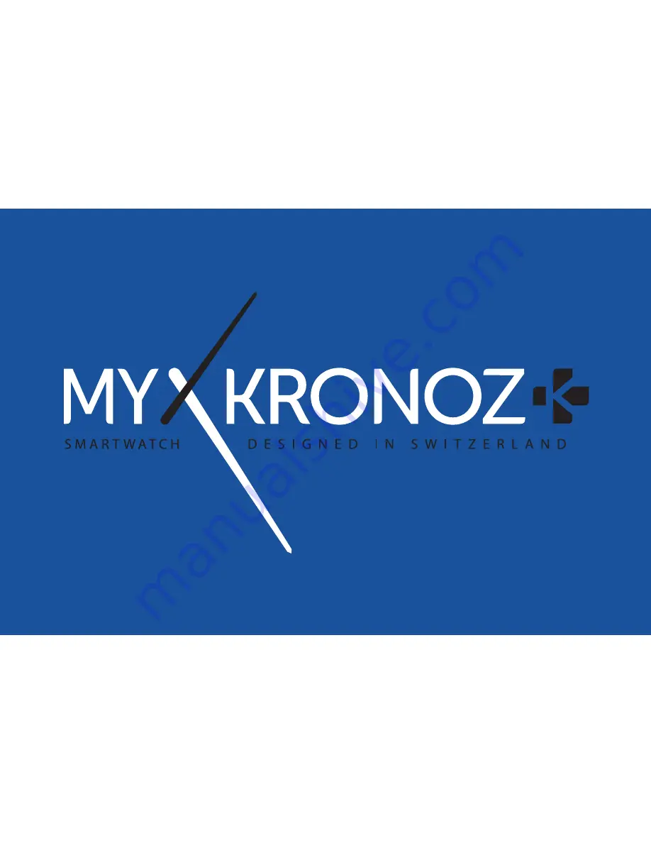 MyKronoz ZeSport Quick Start Manual Download Page 1