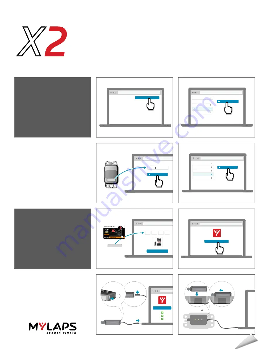 Mylaps X2 RACELINK Quick Start Manual Download Page 3