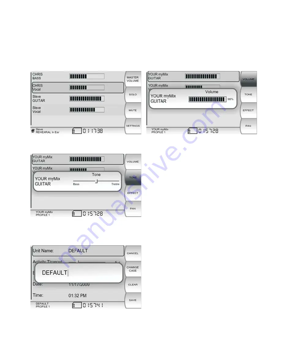 myMix Networkable personal audio mixing and recording system Owner'S Manual Download Page 12