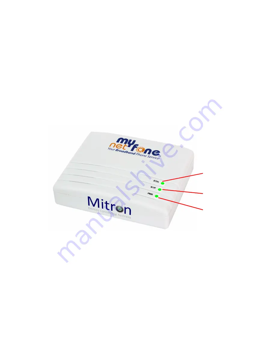 MyNetFone Mitron MV1 Quick Start Manual Download Page 9