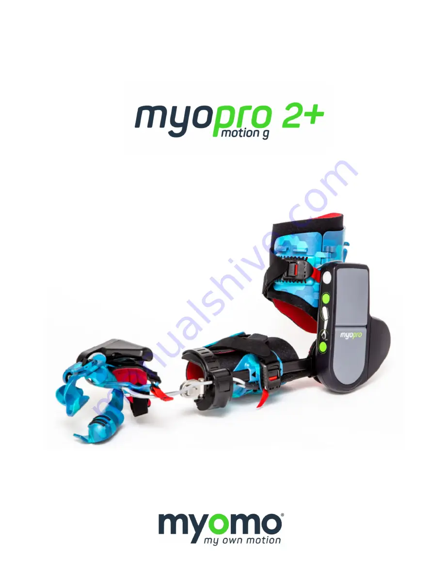 myomo myopro 2+ Motion G User Manual Download Page 1