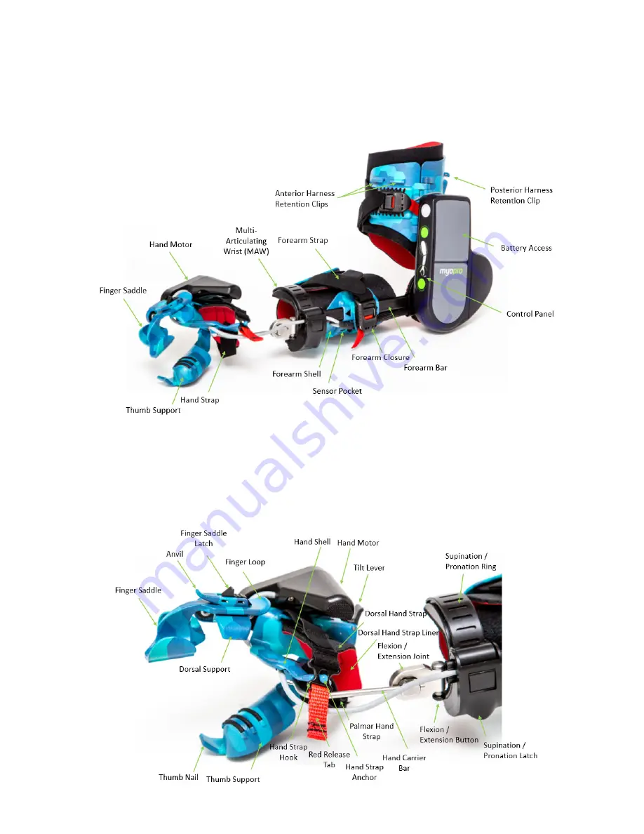 myomo myopro 2+ Motion G User Manual Download Page 7