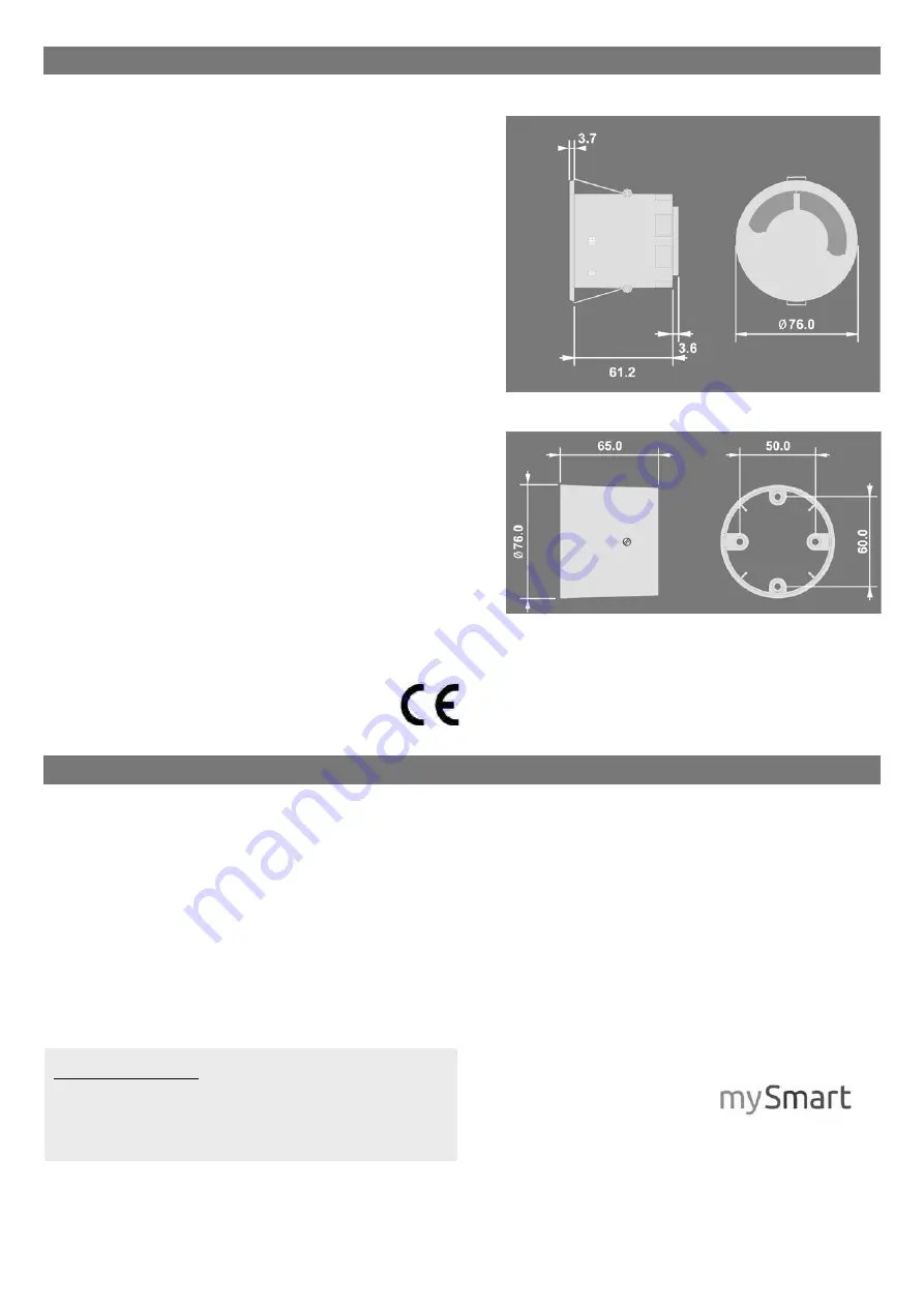 mySmart MWS6-PRM-2CH Скачать руководство пользователя страница 8