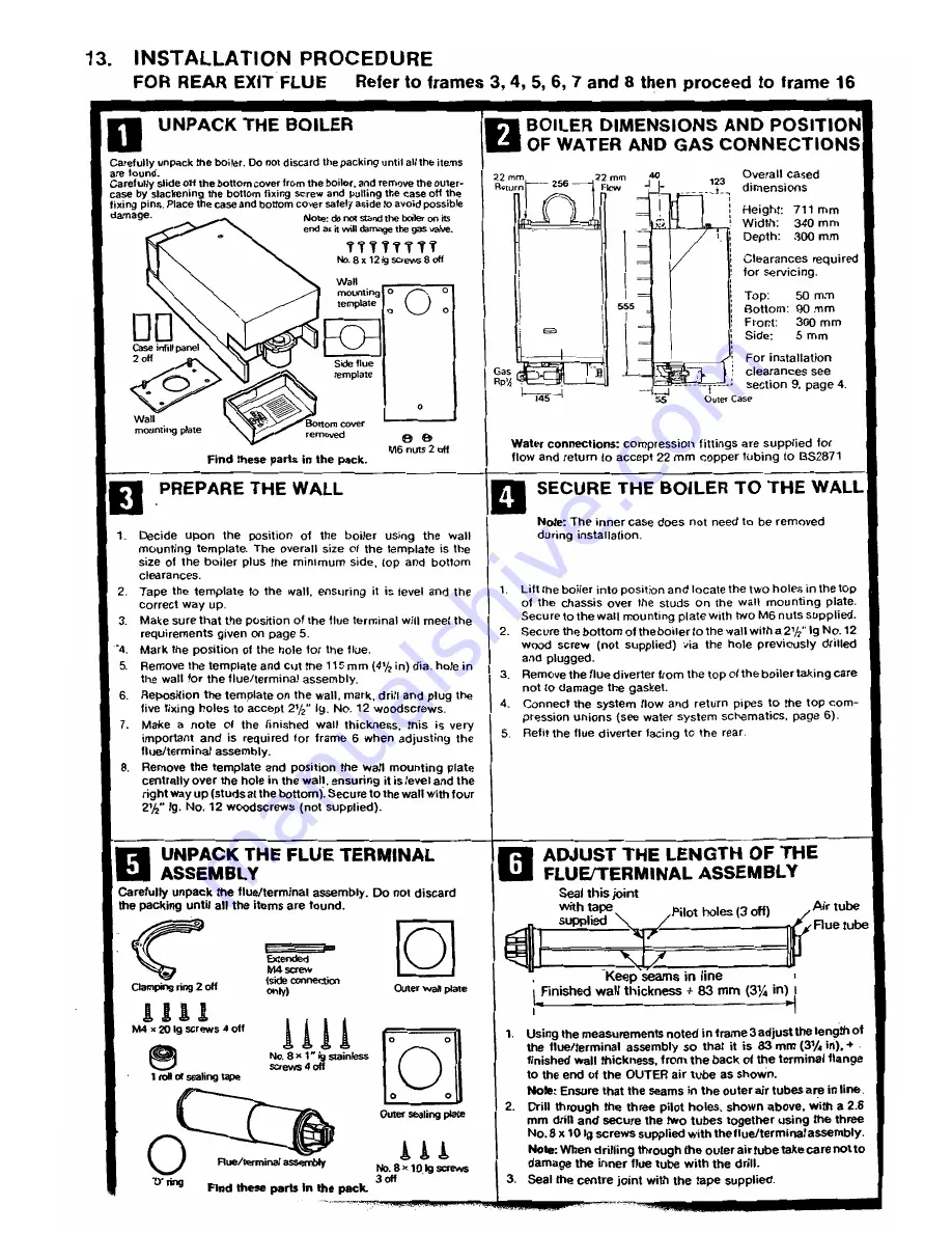 Myson Apollo 15/3o Si Installation And Servicing Instrucnion Download Page 7