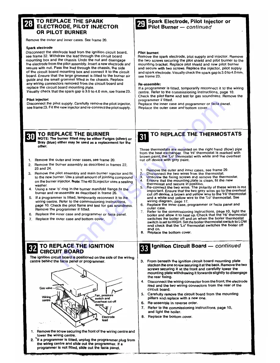 Myson Apollo 15/3o Si Installation And Servicing Instrucnion Download Page 14