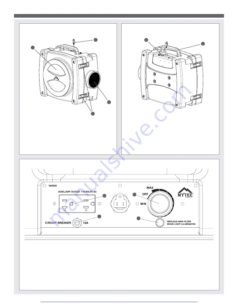 Mytee VAS525 Vanquish Скачать руководство пользователя страница 4