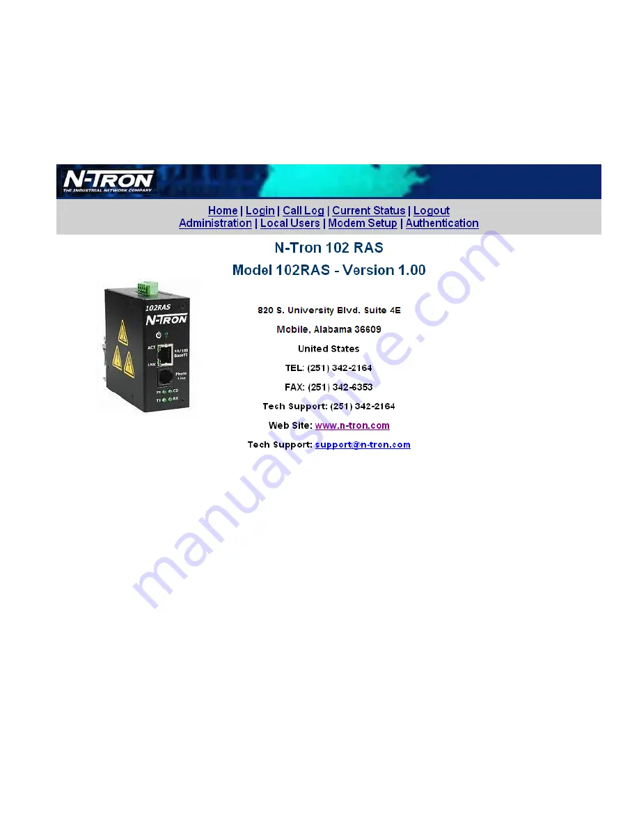 N-Tron 102RAS User Manual & Installation Manual Download Page 19