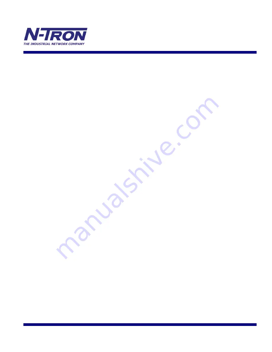 N-Tron 7010TX Series User Manual & Installation Manual Download Page 1