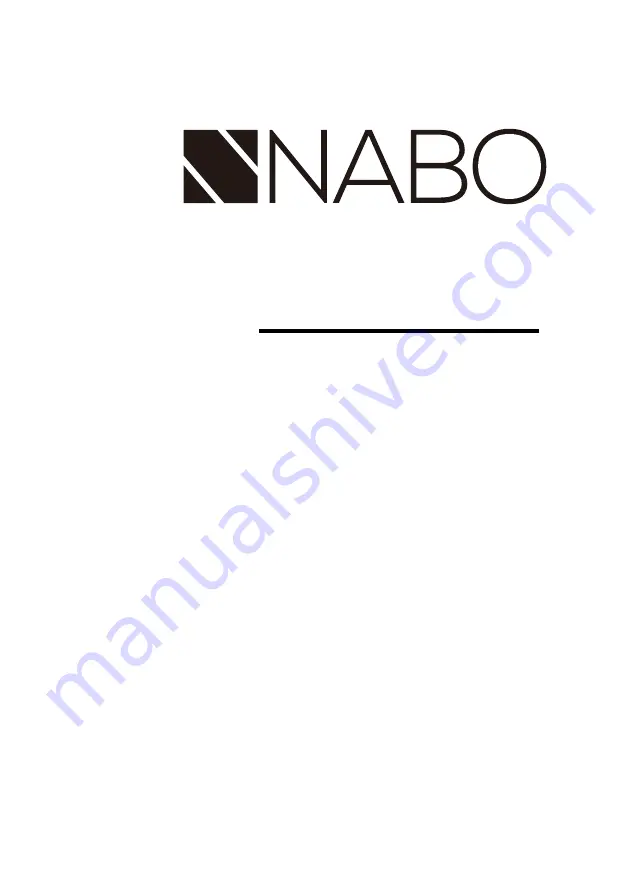 NABO GS 1065 Manual Download Page 1