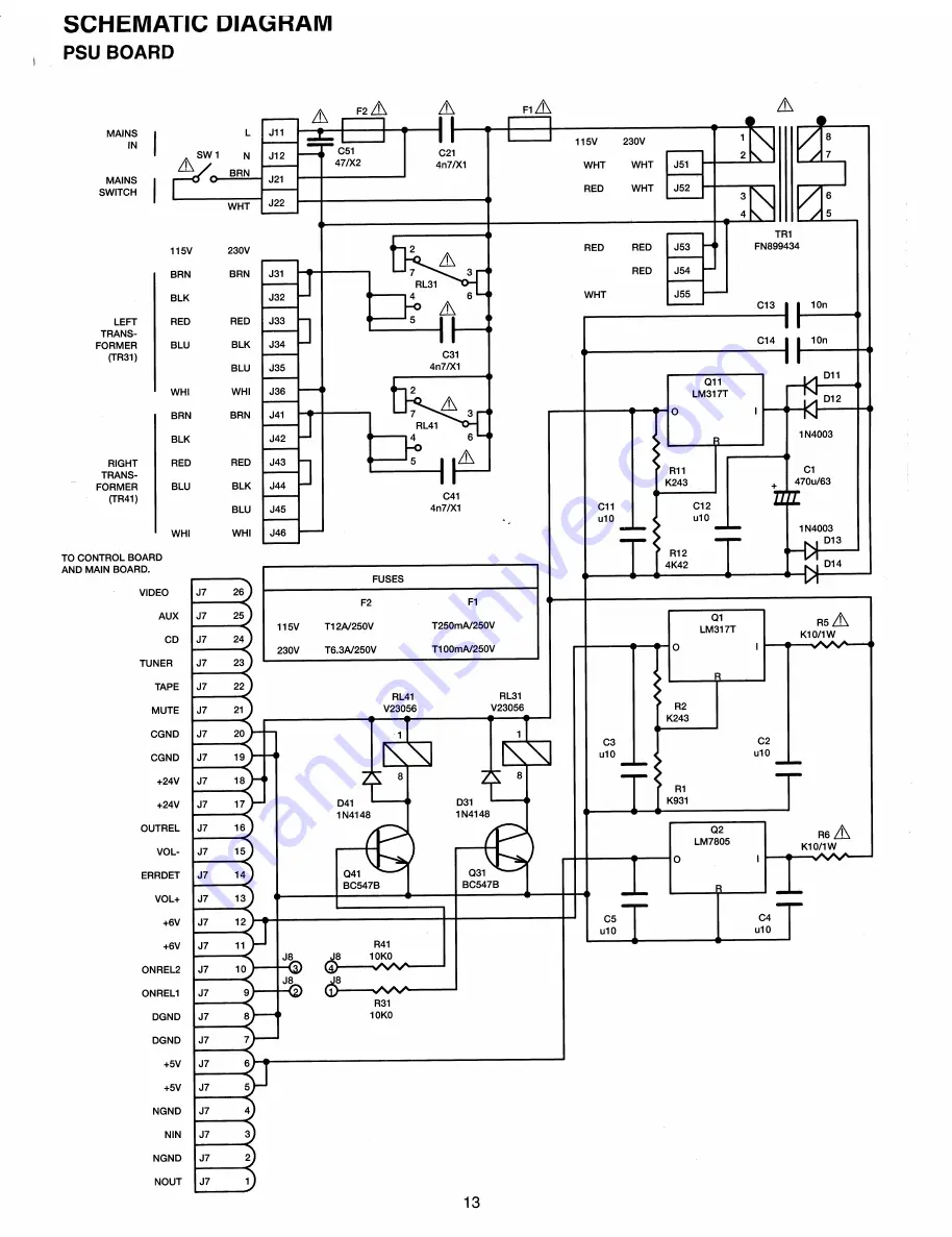 NAD Original instructions Service Manual Download Page 13