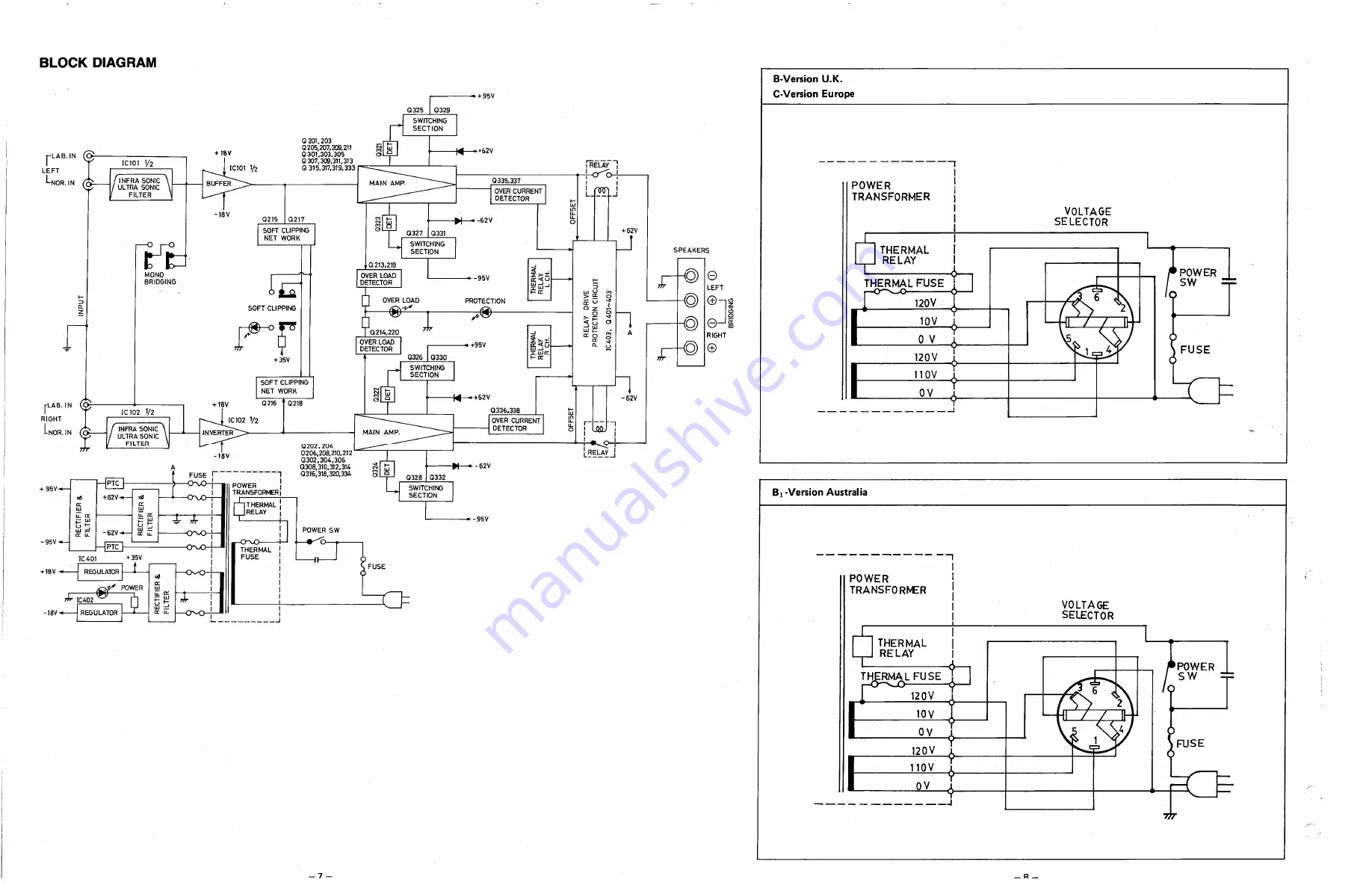 NAD power amplifier 2200 Service Manual Download Page 4