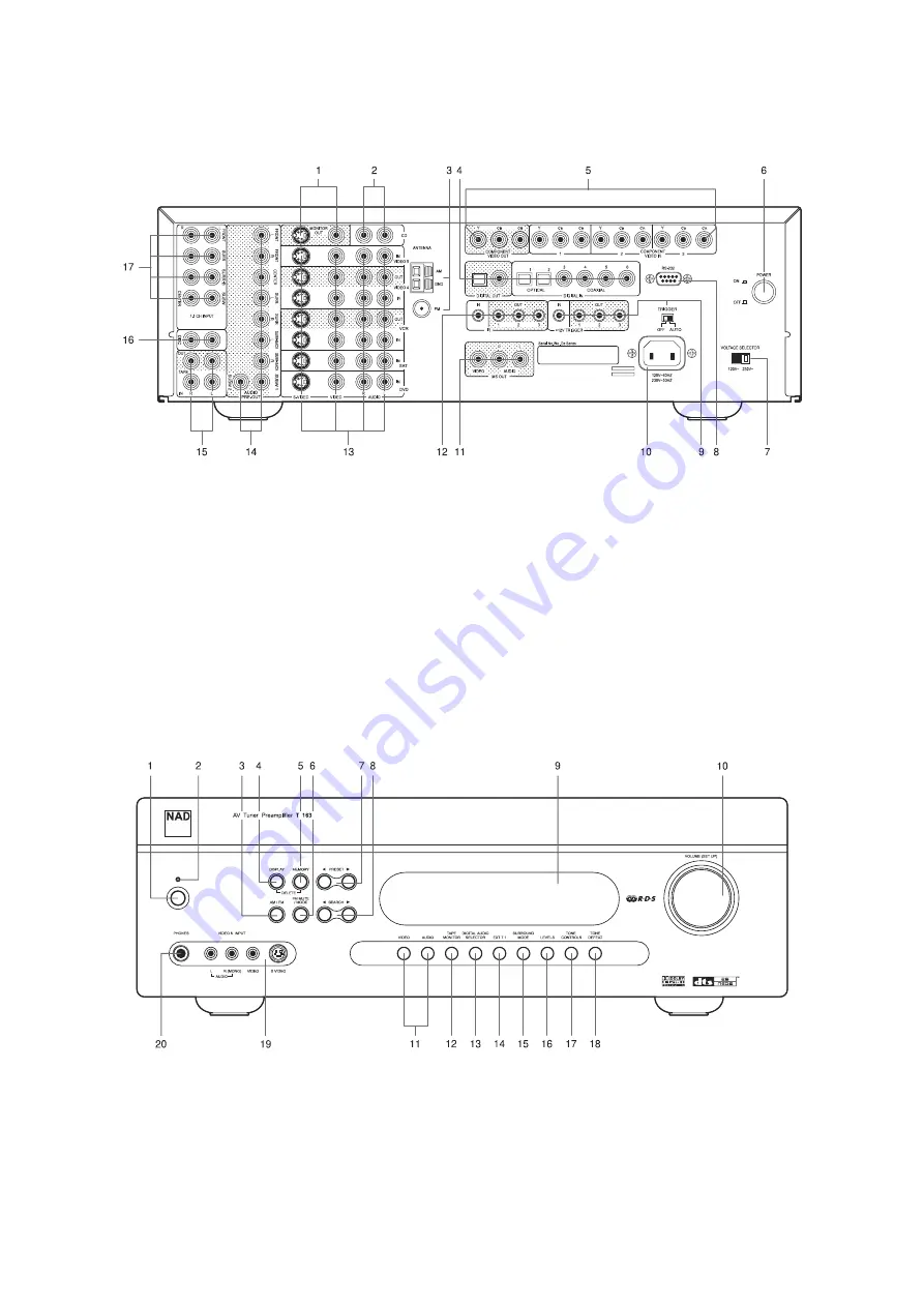 NAD T 163 Service Manual Download Page 6