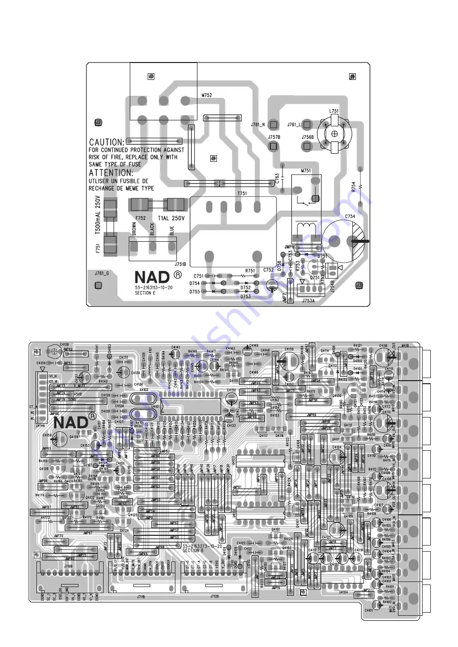 NAD T 163 Service Manual Download Page 20