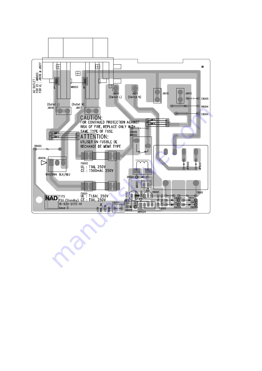 NAD T 175 Service Manual Download Page 34