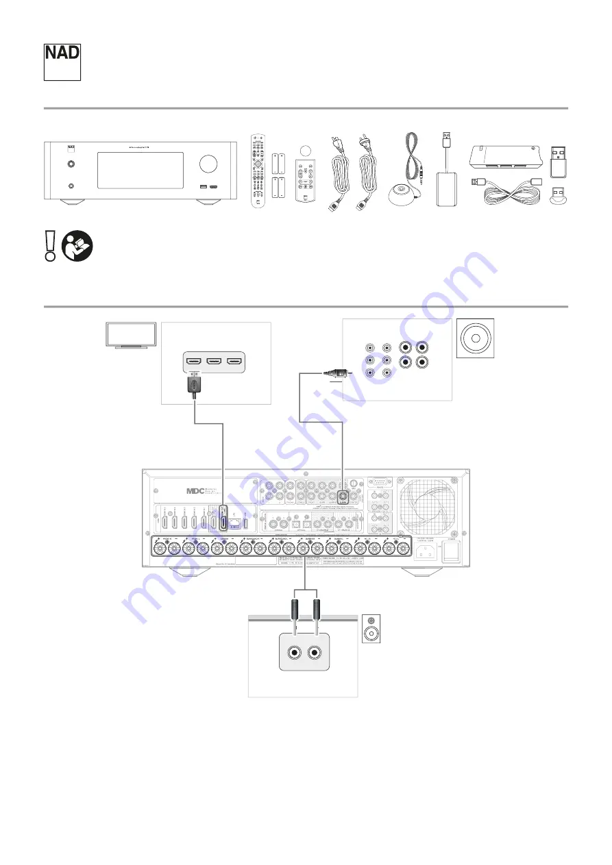 NAD T 778 Скачать руководство пользователя страница 1