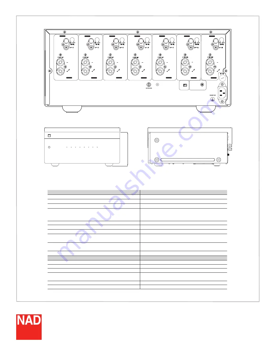 NAD T 977 Manual Download Page 2