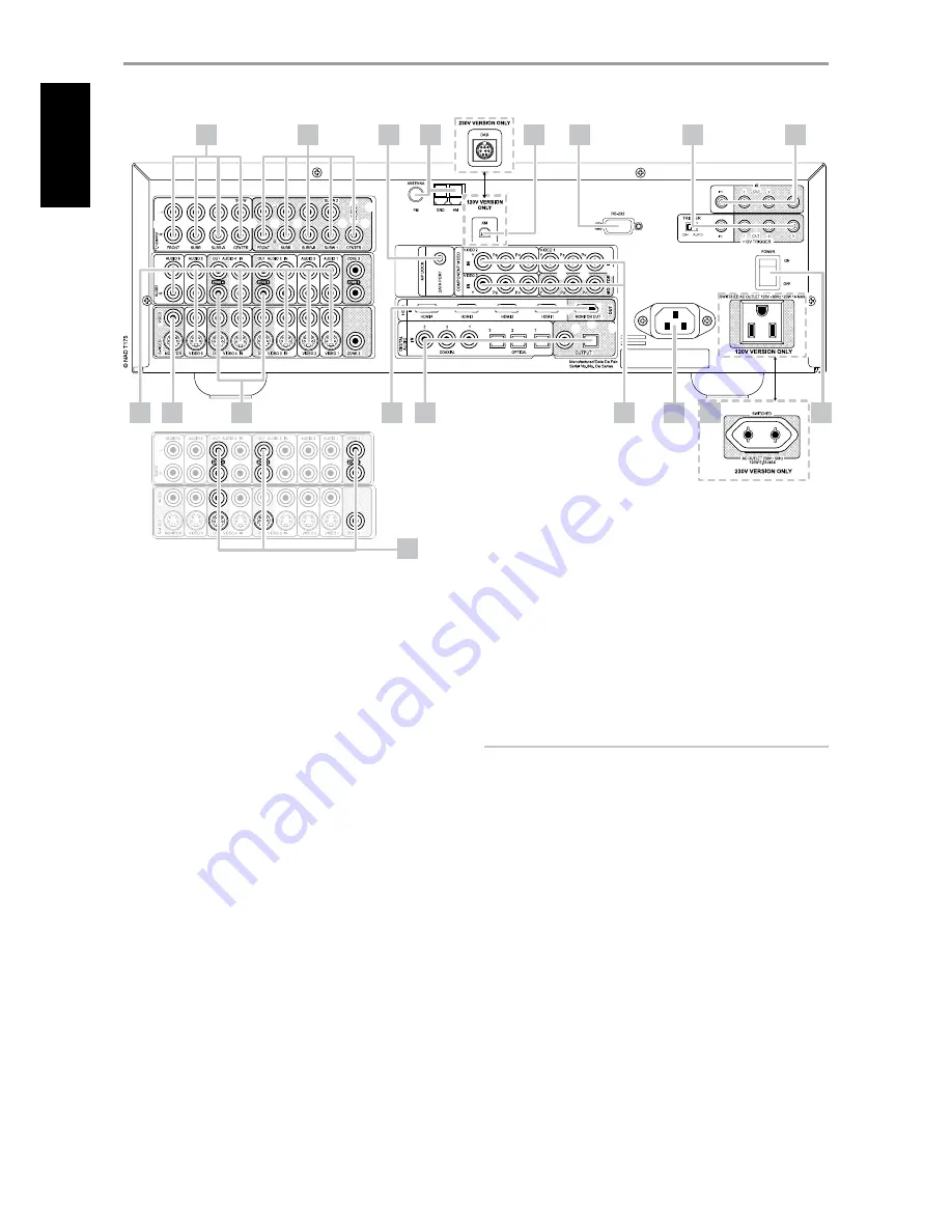 NAD T175 HD Owner'S Manual Download Page 10