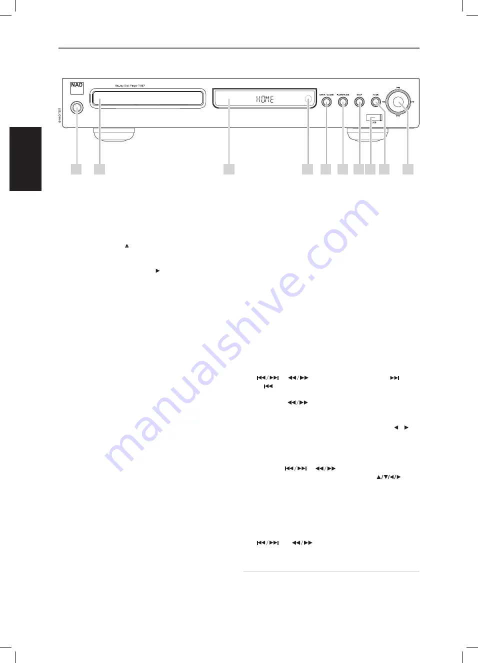 NAD T557C Owner'S Manual Download Page 34