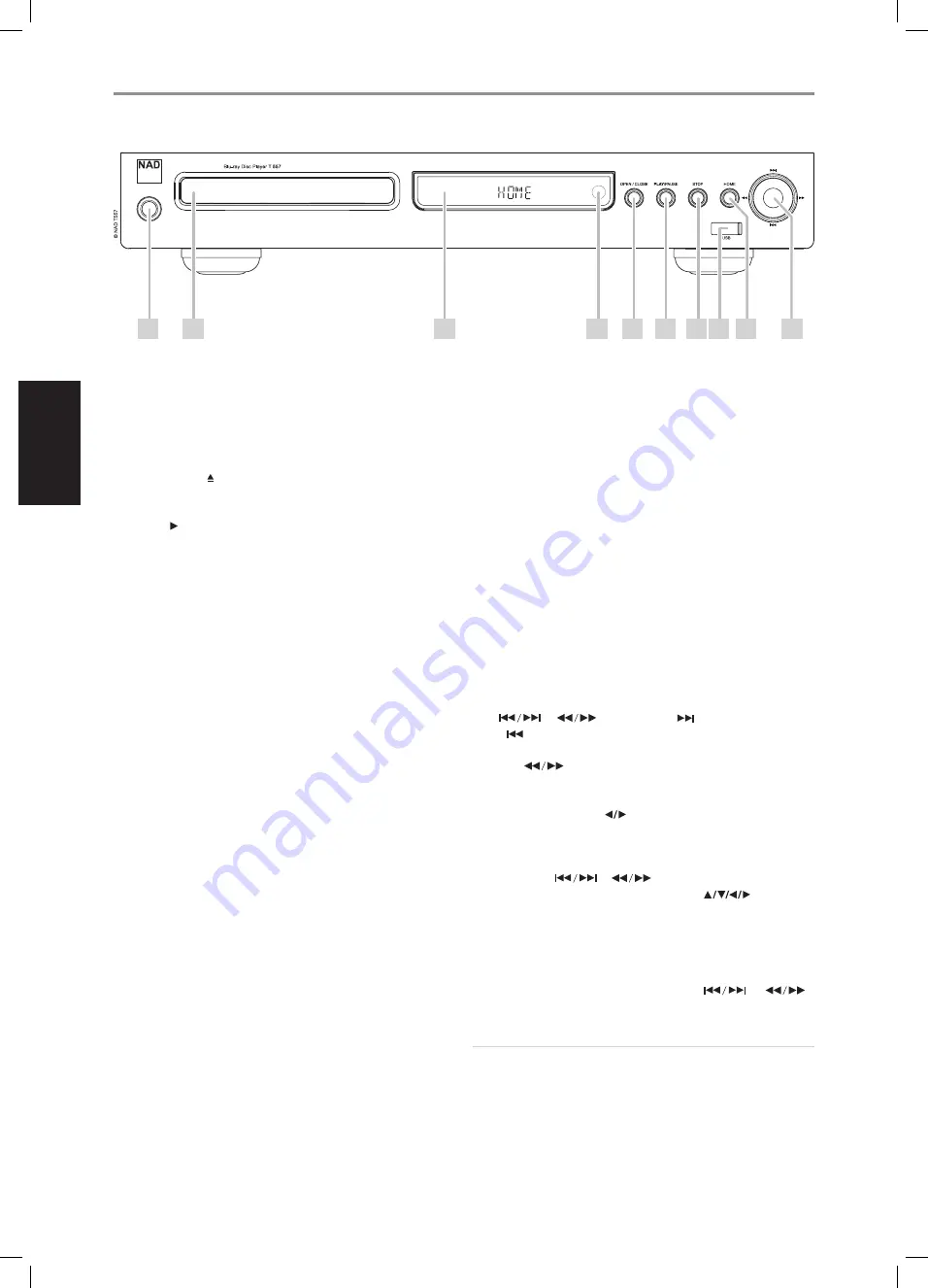 NAD T557C Скачать руководство пользователя страница 60