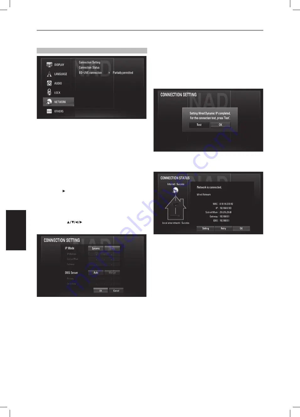 NAD T557C Owner'S Manual Download Page 120