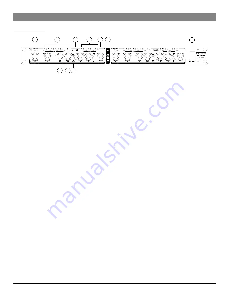 Nady Audio CL-5000 Owner'S Manual Download Page 6