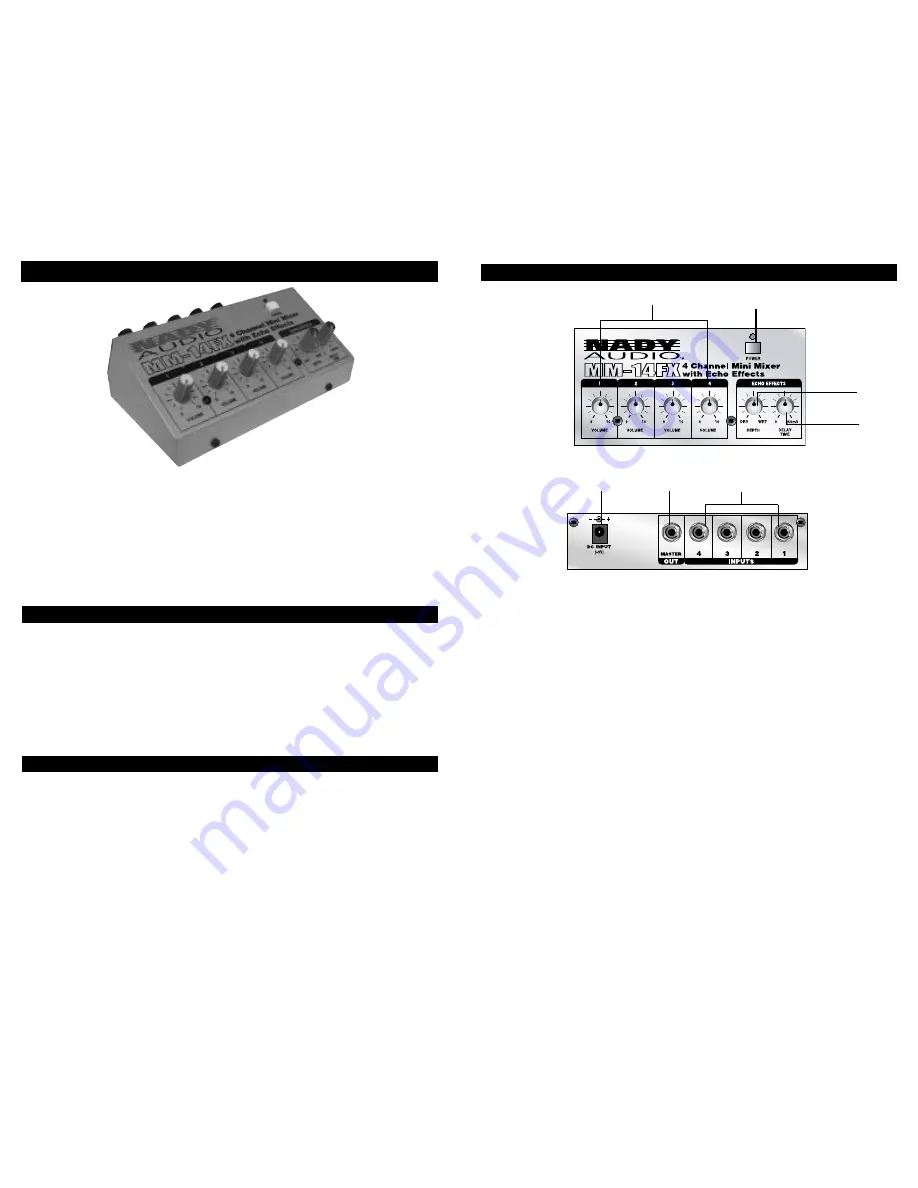 Nady Audio MM-14FX Скачать руководство пользователя страница 2