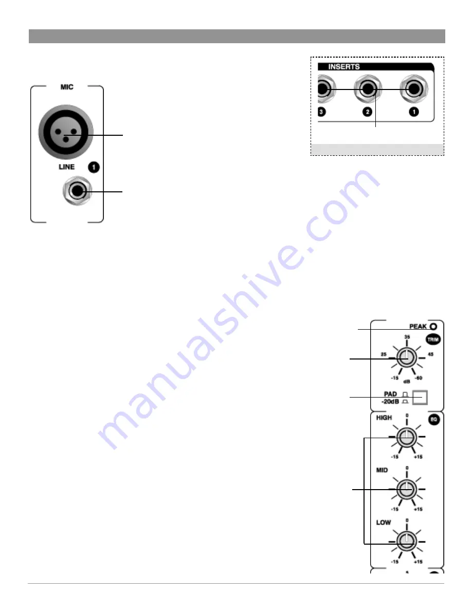 Nady Audio MXE-1212 Owner'S Manual Download Page 6