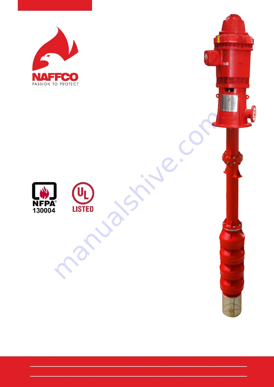 NAFFCO NF-VTP Series Installation Operation & Maintenance Download Page 1